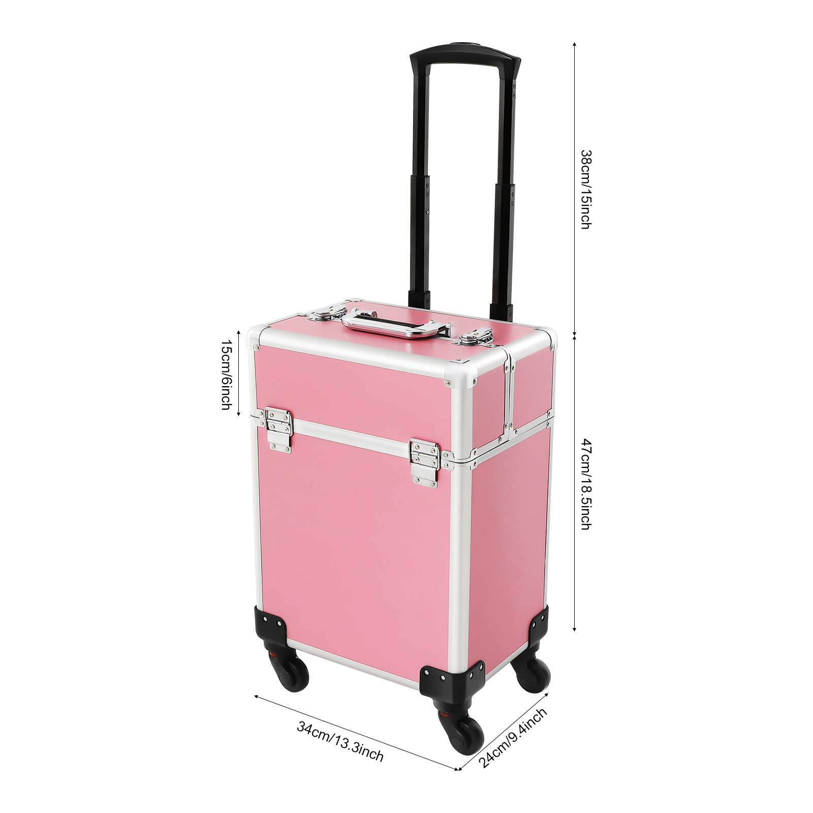 Rolling Makeup Train Case Cosm - Fishing Rod Telescopic ulasan dan harga